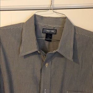 Structure long sleeve button down shirt.